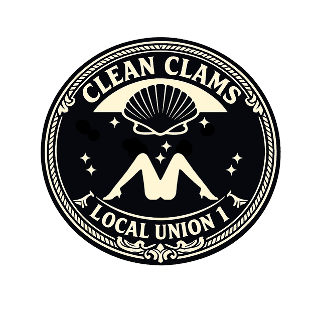 Clean Clams Local Union 1 Brotherhood Emblem
